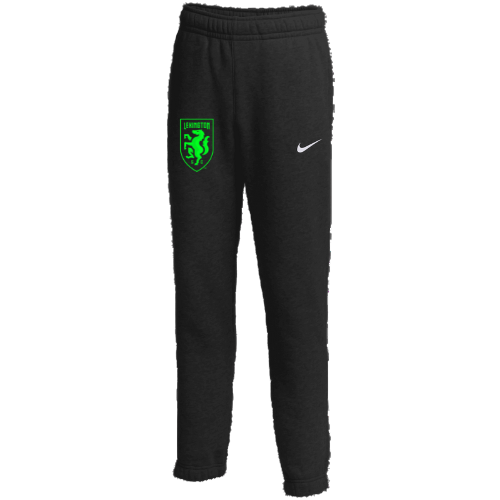 Youth Nike TM Club Fleece Pant BLK/WHT