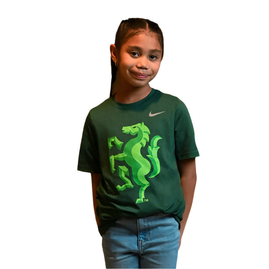Youth Nike Cotton Tee- Rearing Horse
