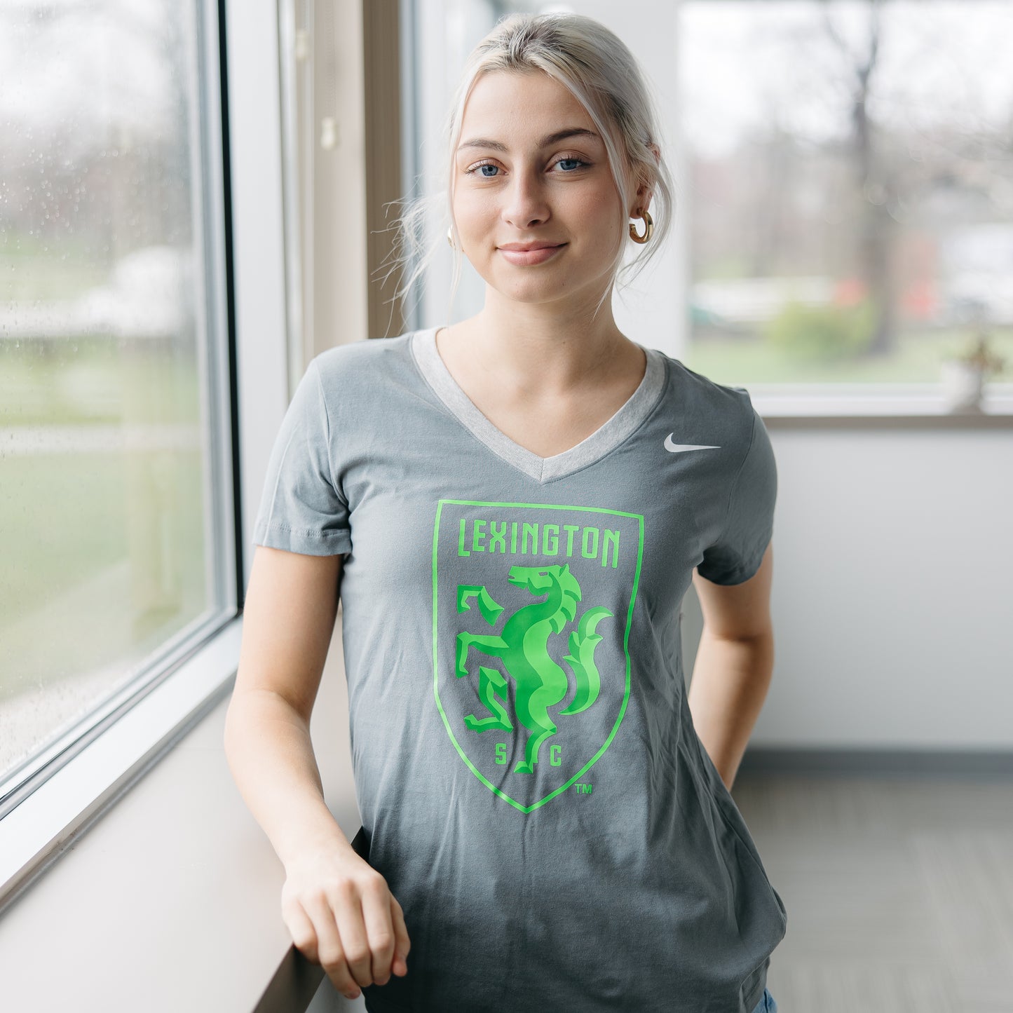 Women's Nike V-Neck - Shield