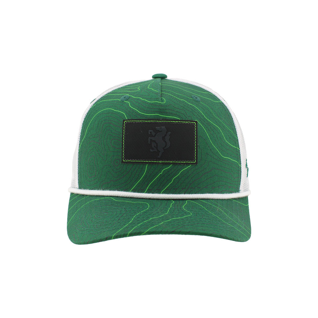 Rearing Horse Patch Trucker