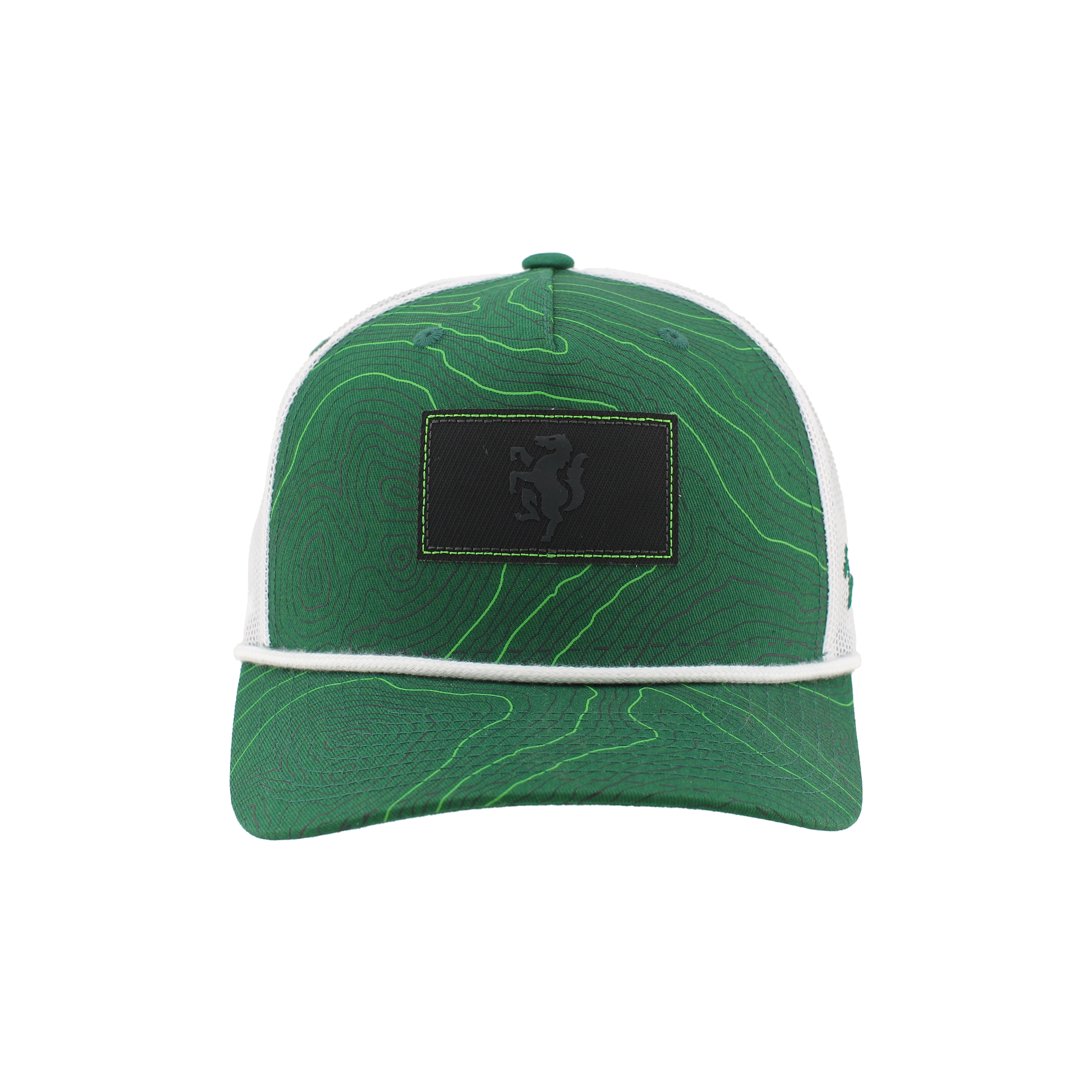 Rearing Horse Patch Trucker
