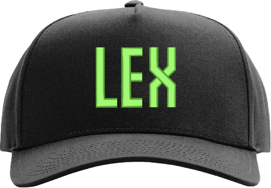 Lex with Rearing Horse Logo Hat