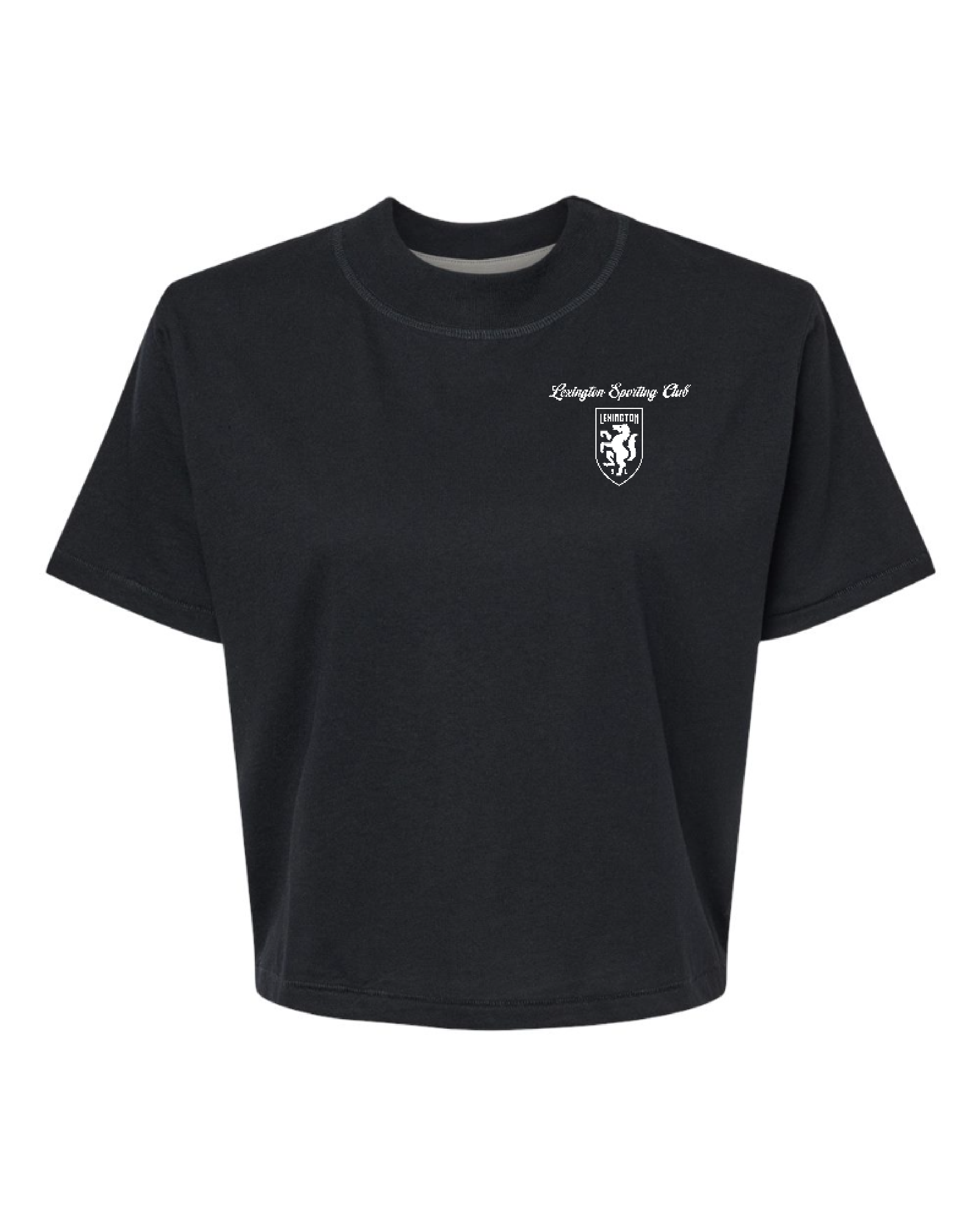 Boxy Tee with Script LSC