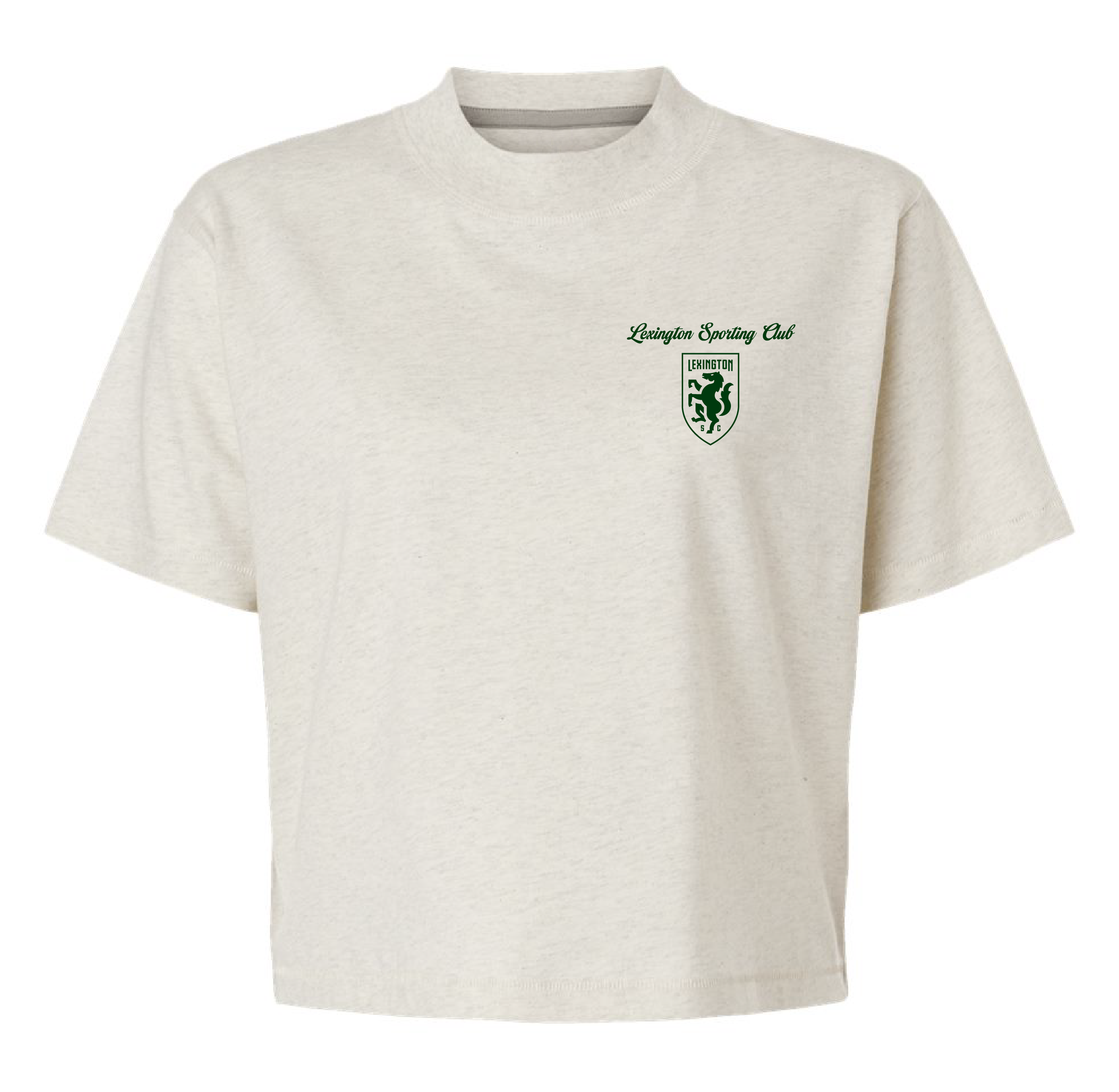 Boxy Tee with Script LSC