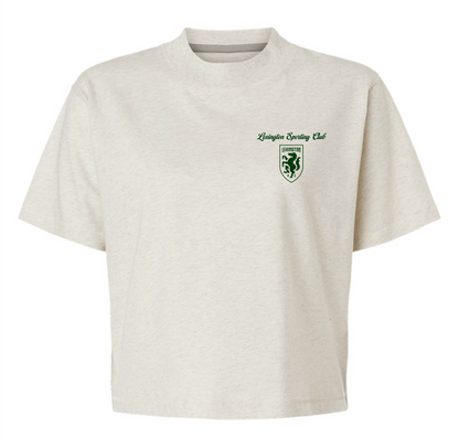 Boxy Tee with Script LSC