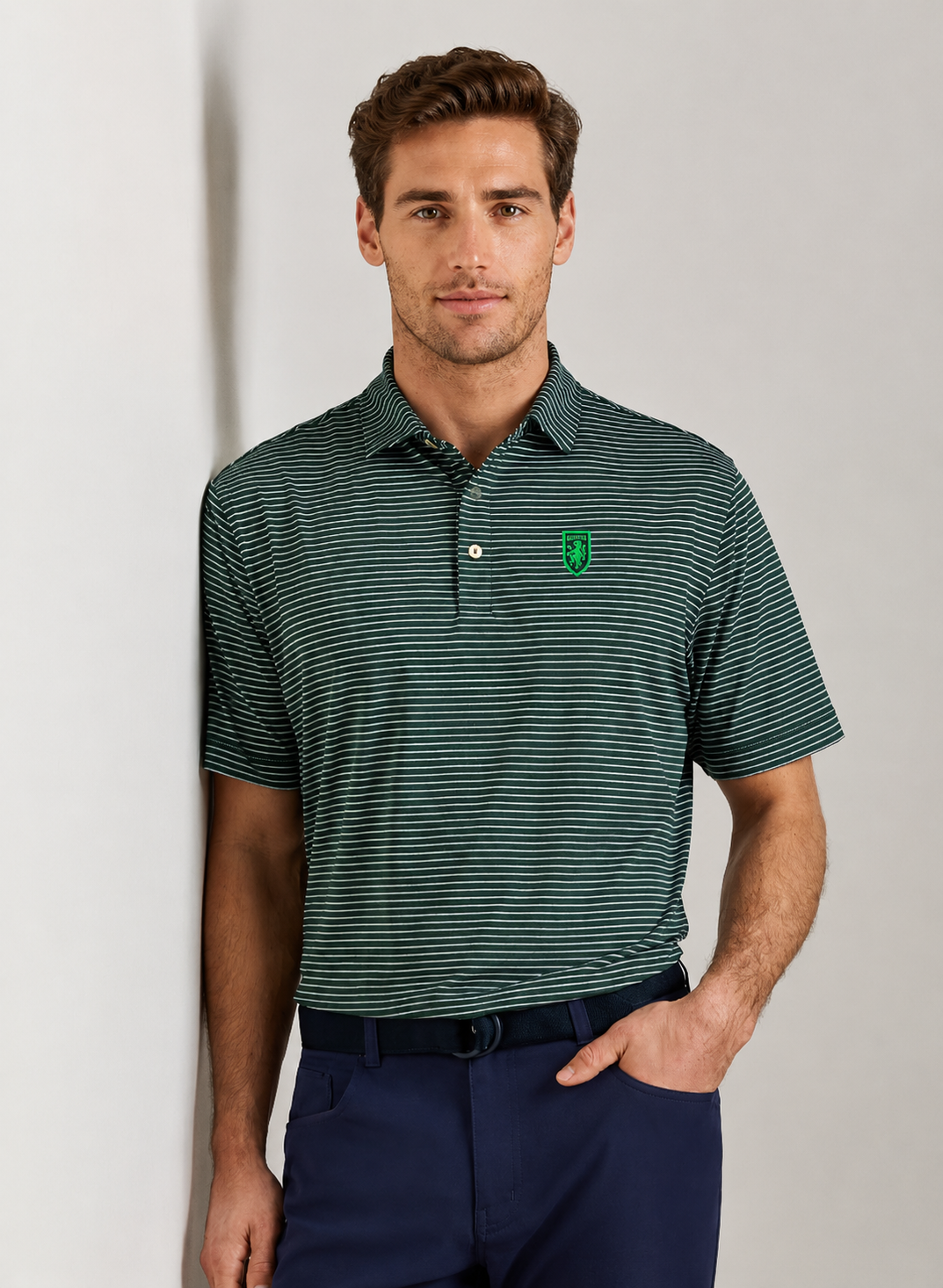 Peter Milar Striped Polo