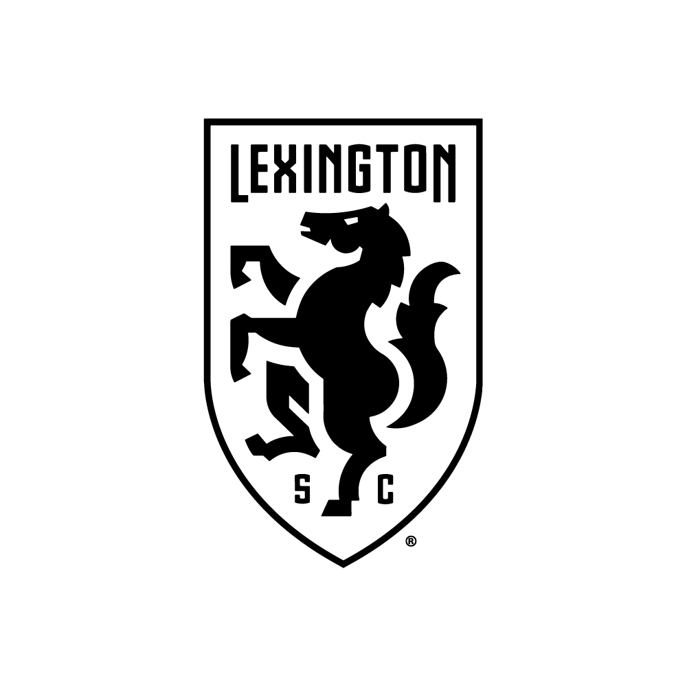 Lexington Sporting Club Black/White Shield Decal