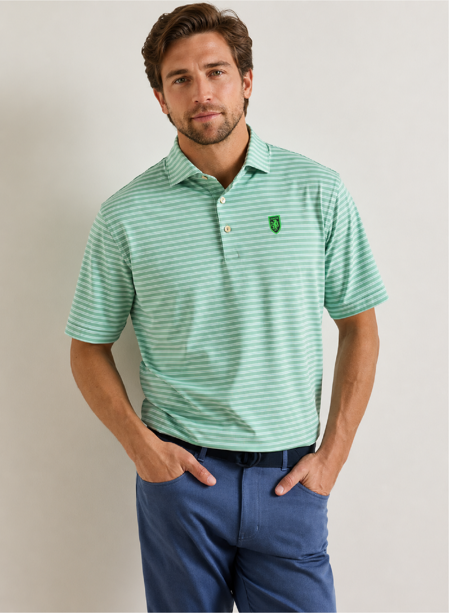 Peter Milar Fresh Mint Polo
