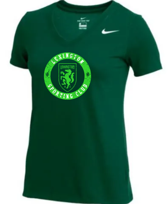 Circle Crest V-neck