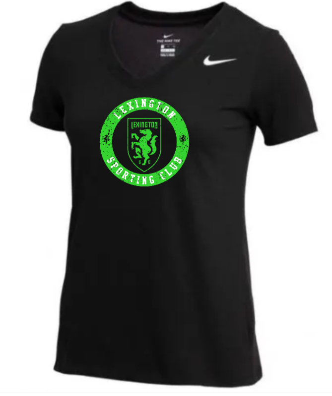 Circle Crest V-neck