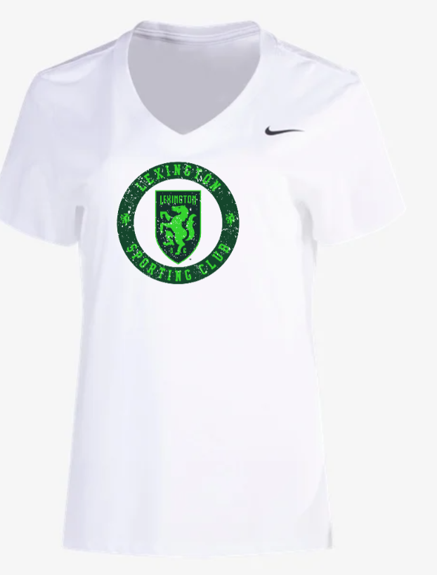 Circle Crest V-neck