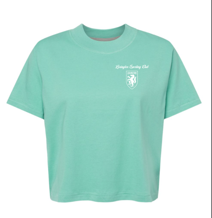 Boxy Tee with Script LSC