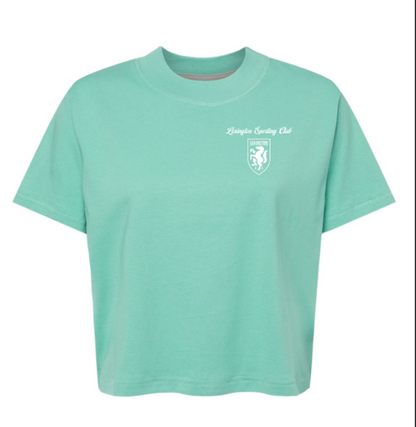Boxy Tee with Script LSC