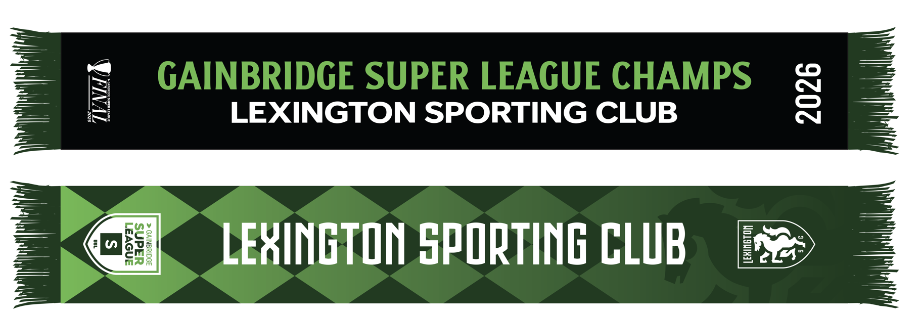 2026 Gainbridge Super League Champ Scarf