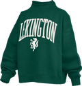 Lexington Mock Neck Applique Hoodie