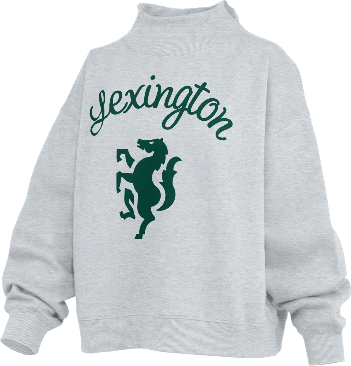 Lexington Lingo Mock Crewneck Oversized