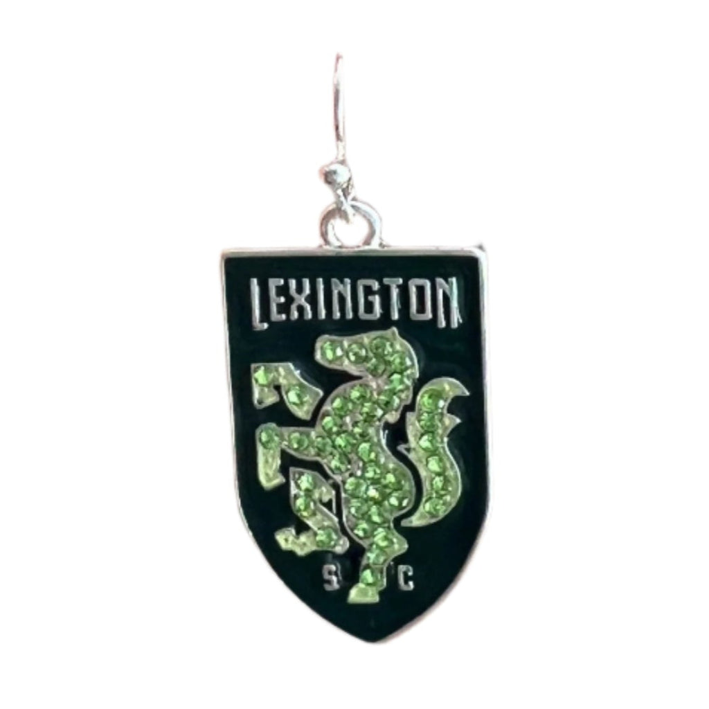 LSC Shield Rhinestone Earring