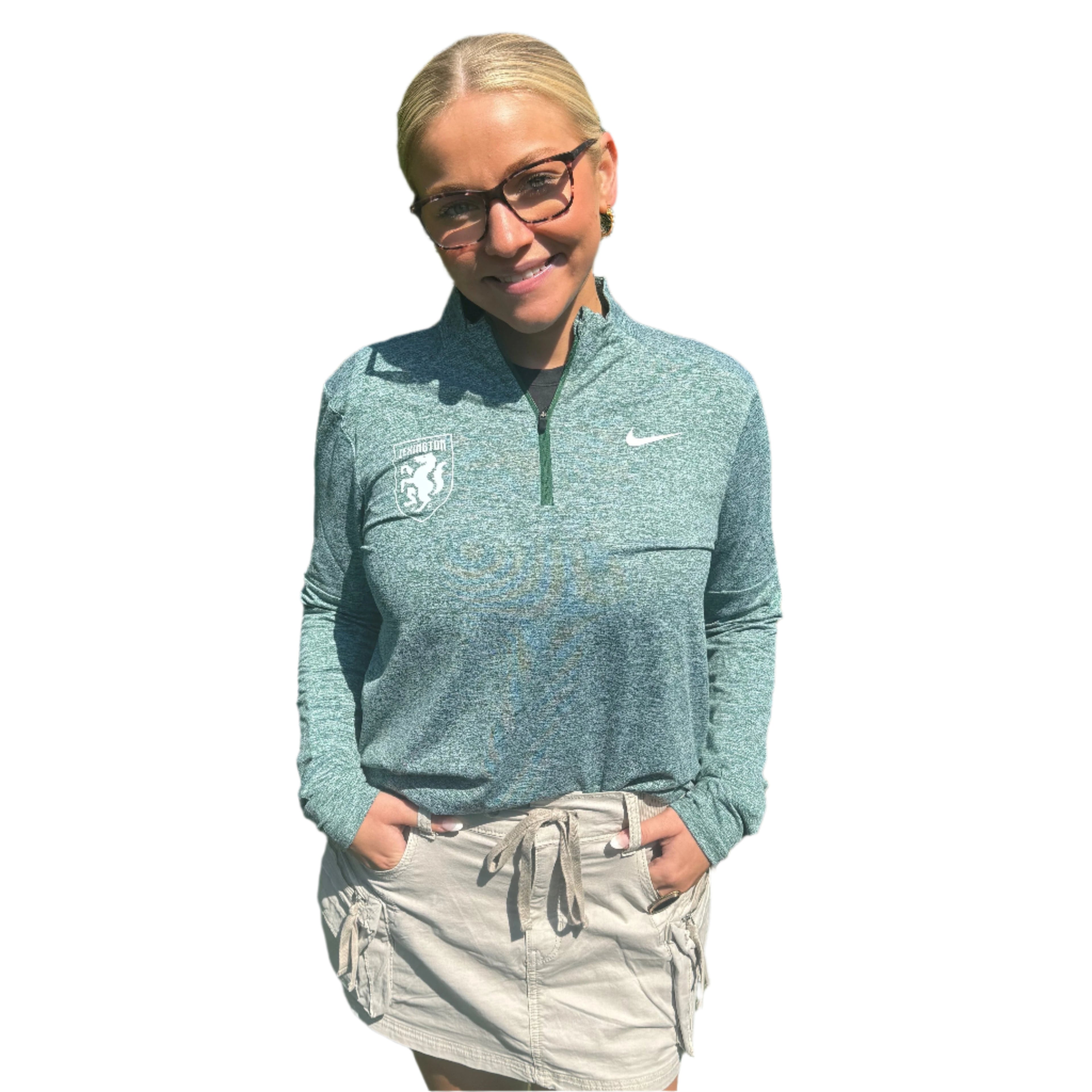 Womens Nike Dri Fit Element Half Zip Shield