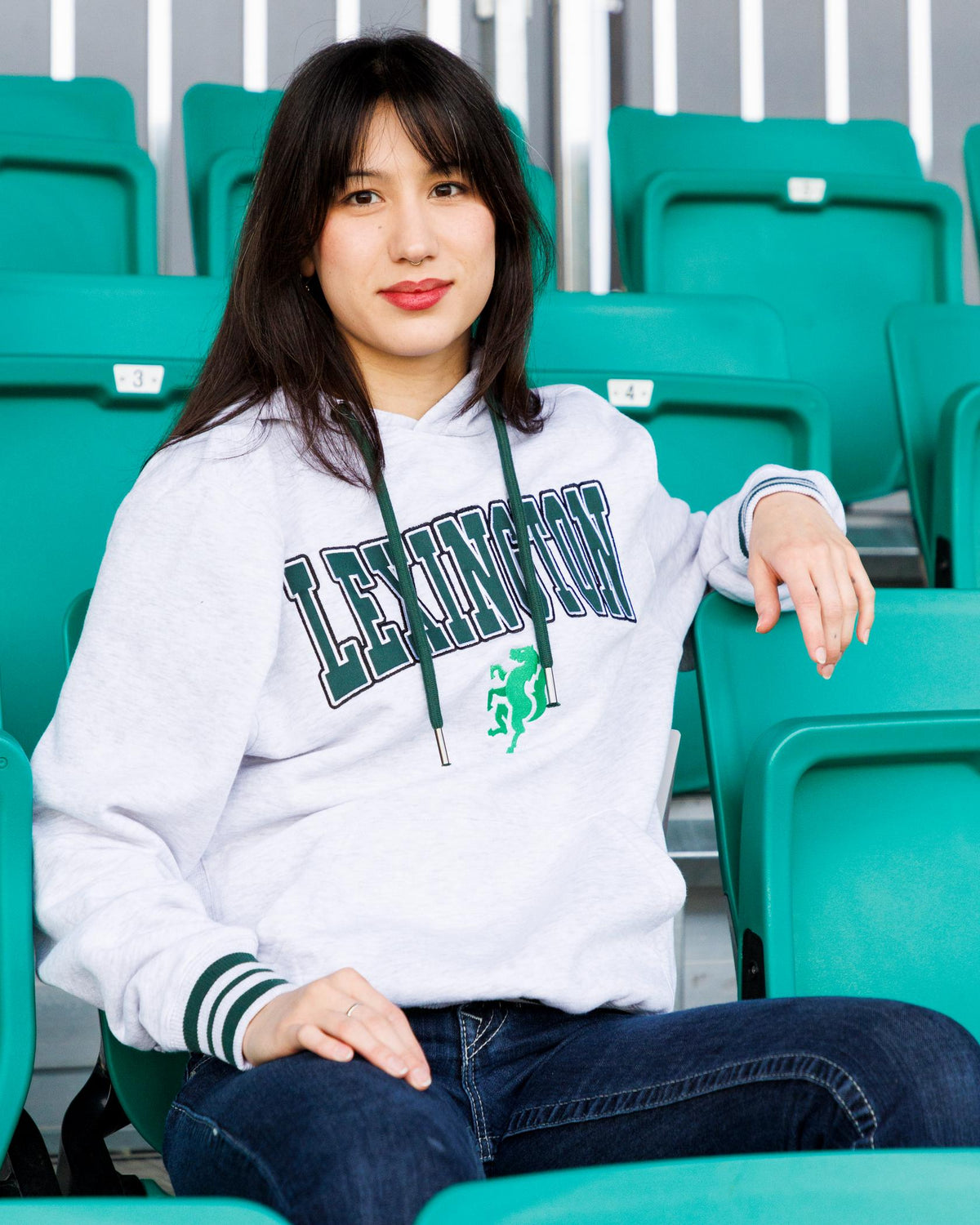 Lexington Rearing Horse Rib Hoodie