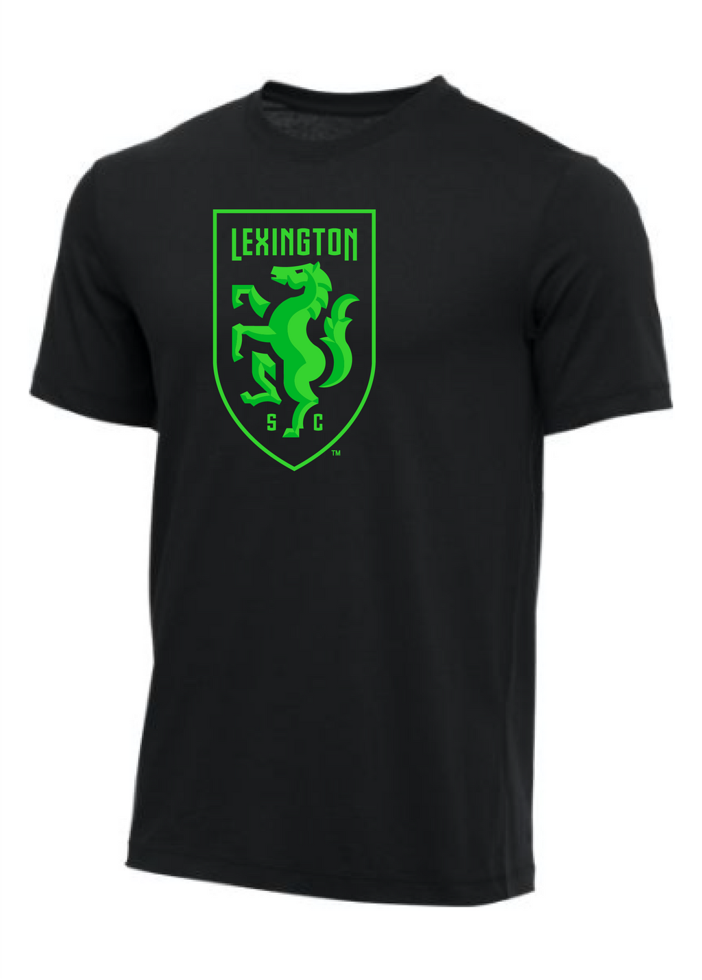 Youth Nike Cotton Tee - Full Color Shield