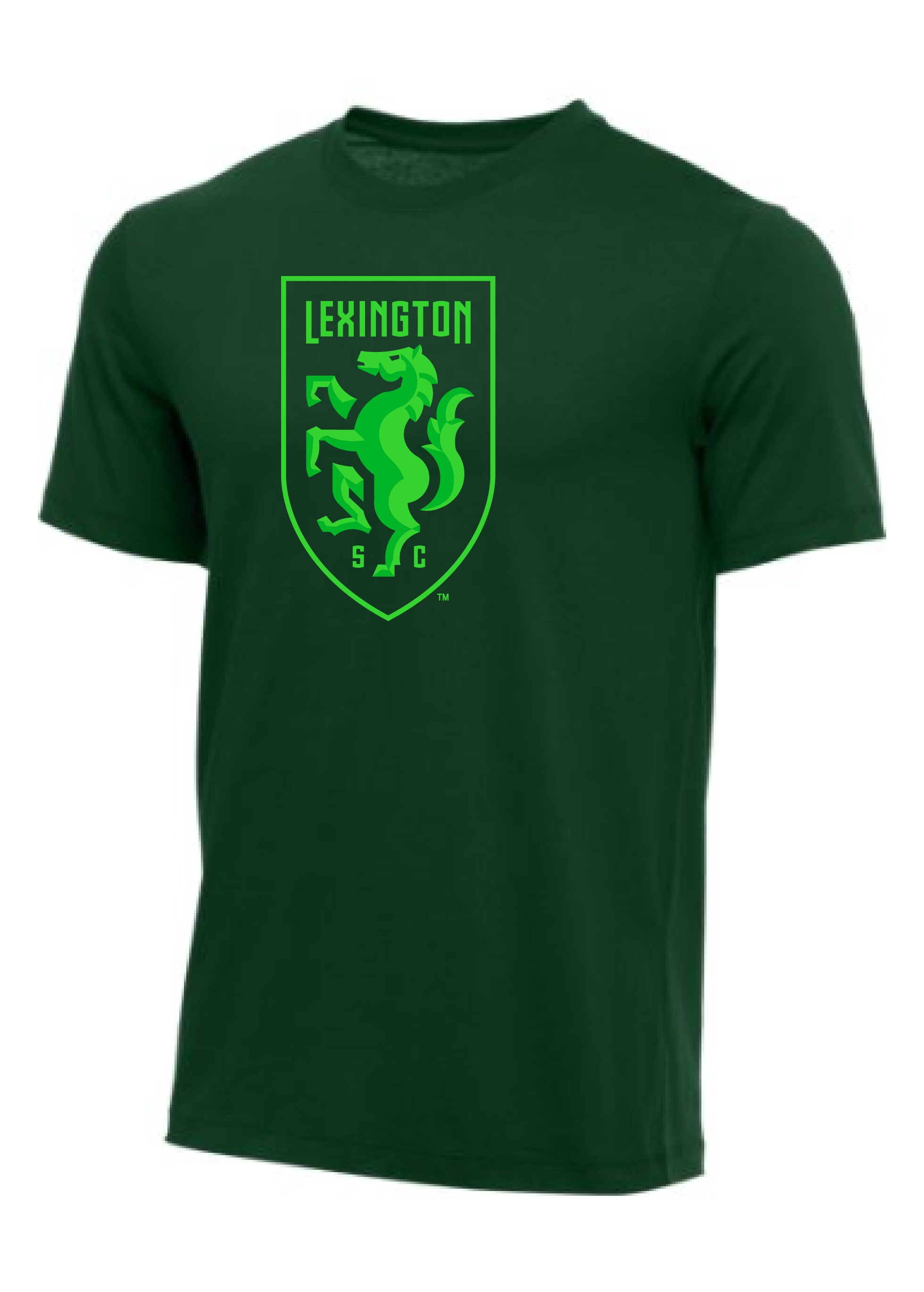 Youth Nike Cotton Tee - Full Color Shield