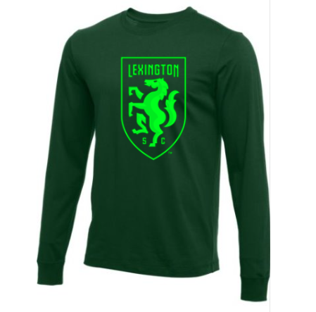 Youth Nike Cotton Long Sleeve - Shield