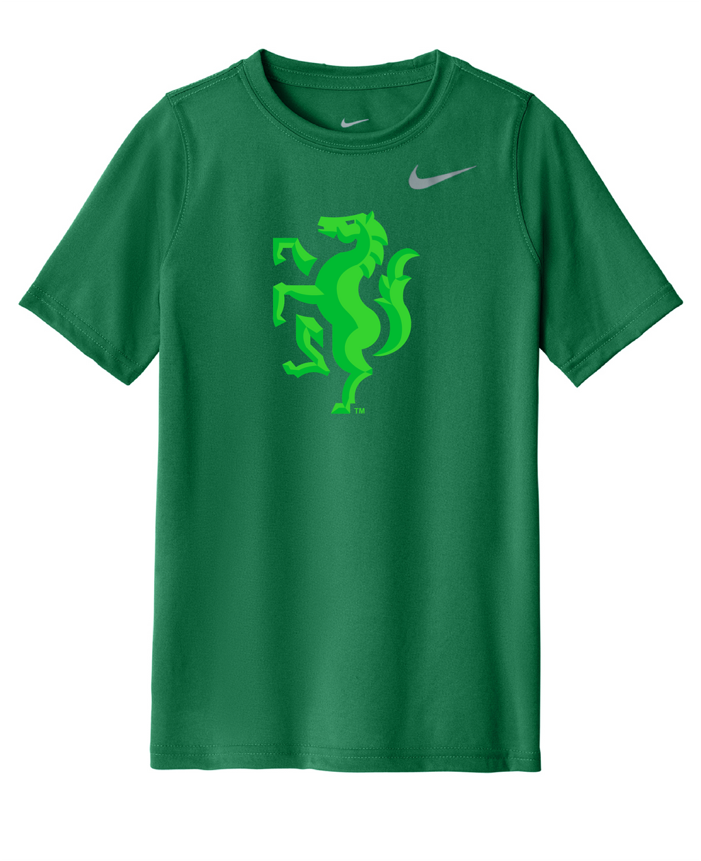 Youth Nike Cotton Tee- Rearing Horse