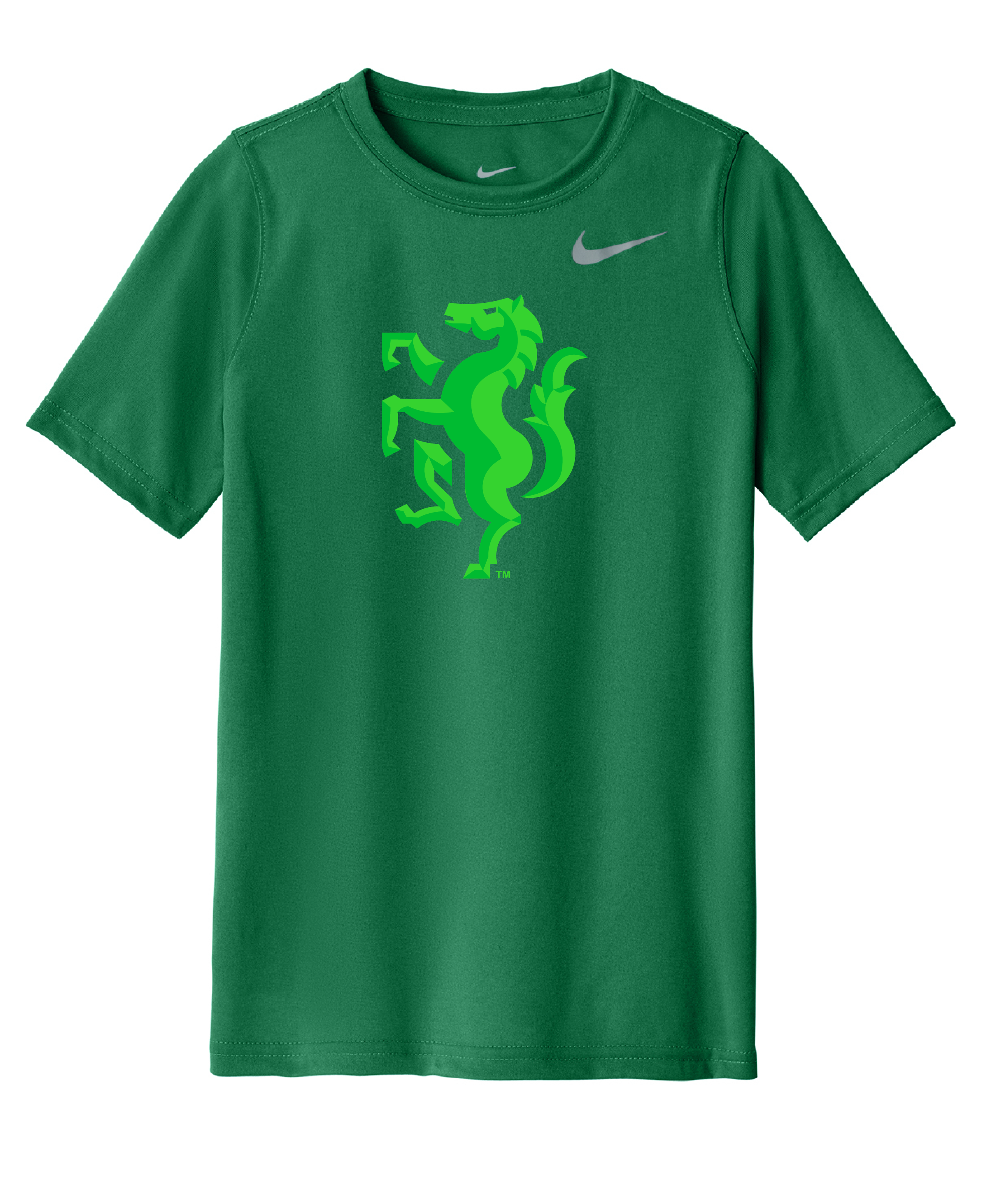 Youth Nike Cotton Tee- Rearing Horse