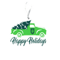 LSC Christmas Truck Ornament